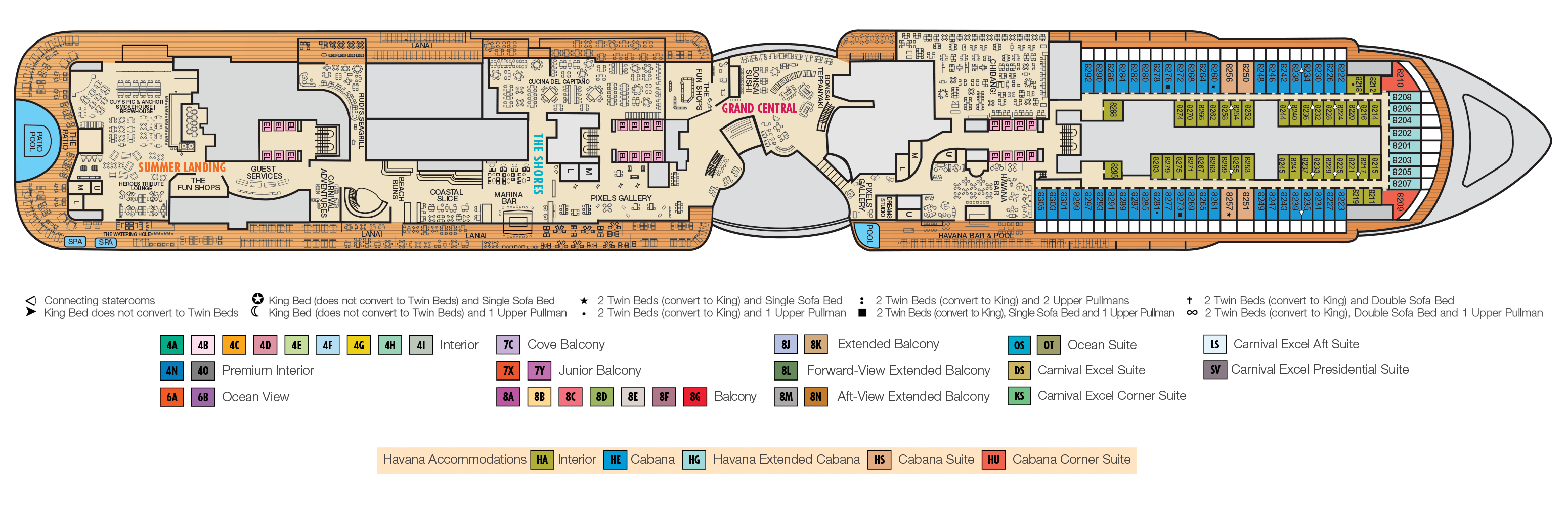 Carnival Jubilee 2024 Deck Plans Lily Shelbi