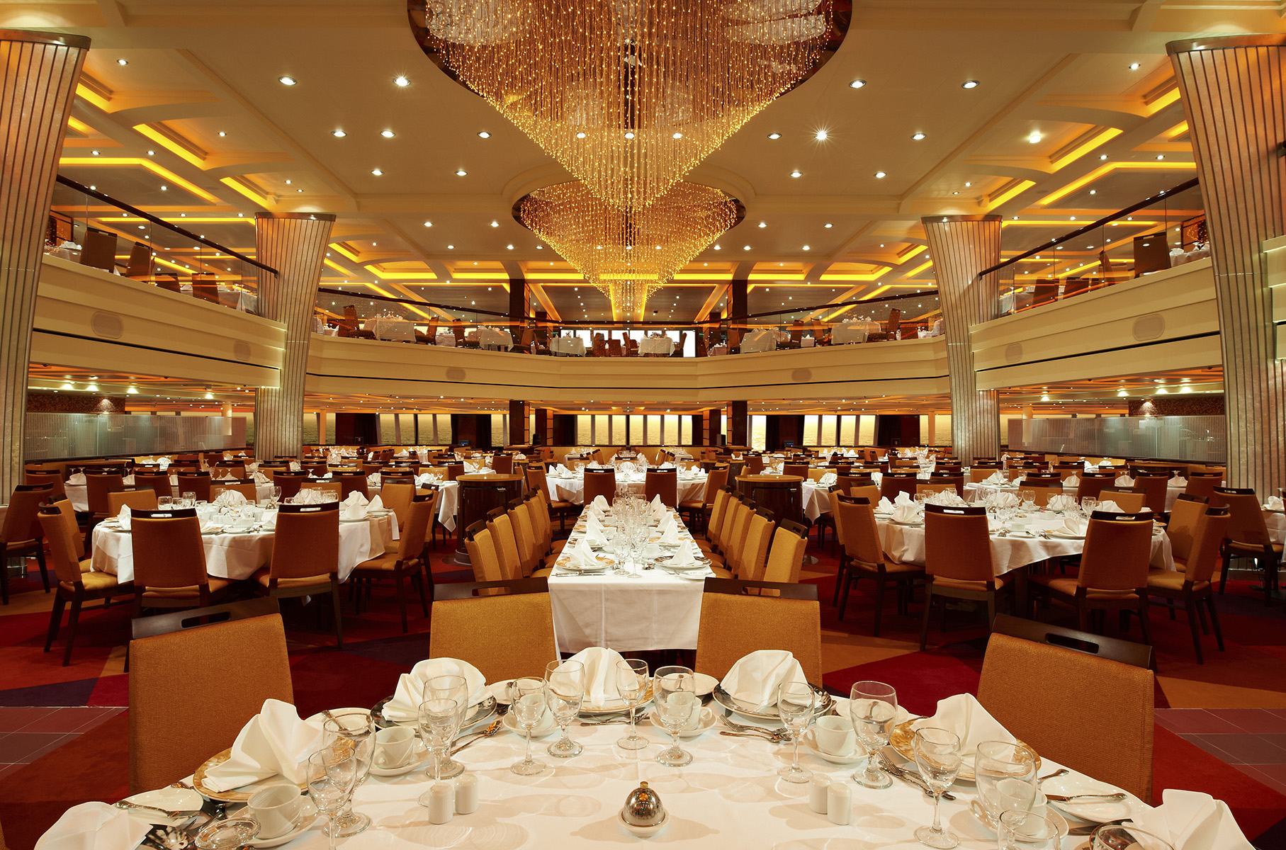 carnival cruise dining room food