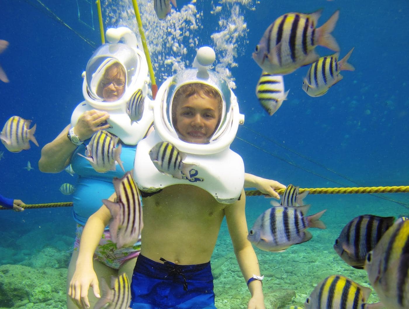 Galveston Cruises Blue Water Seatrek Helmet Diving Snorkel Excursions