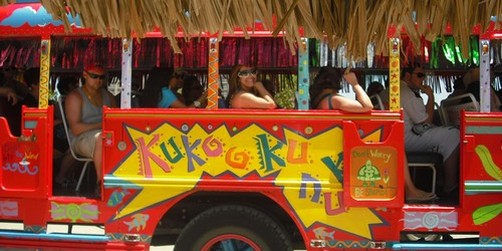 kukoo kunuku party bus & beach tour royal caribbean