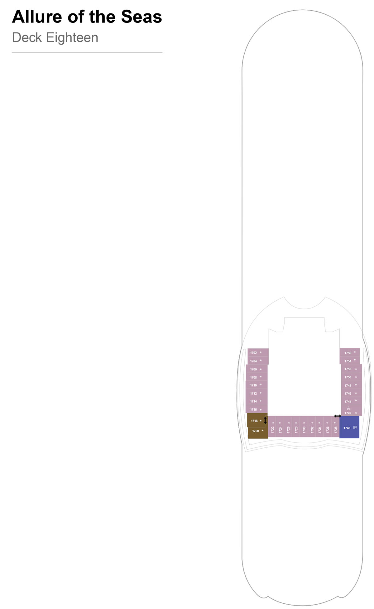 Allure of the Seas Deck 18