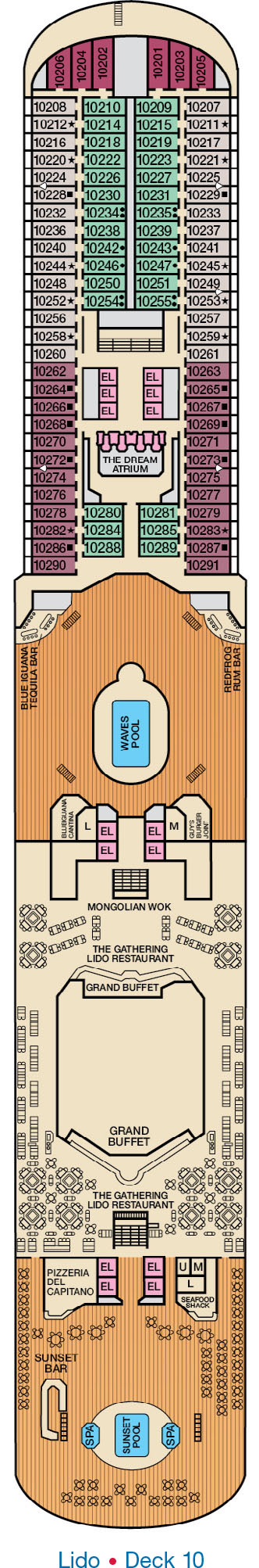 Carnival Dream Deck 10