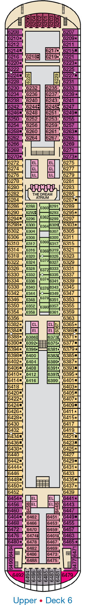 Carnival Dream Deck 6
