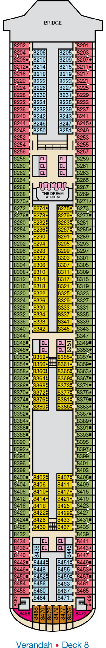 Carnival Dream Deck 8