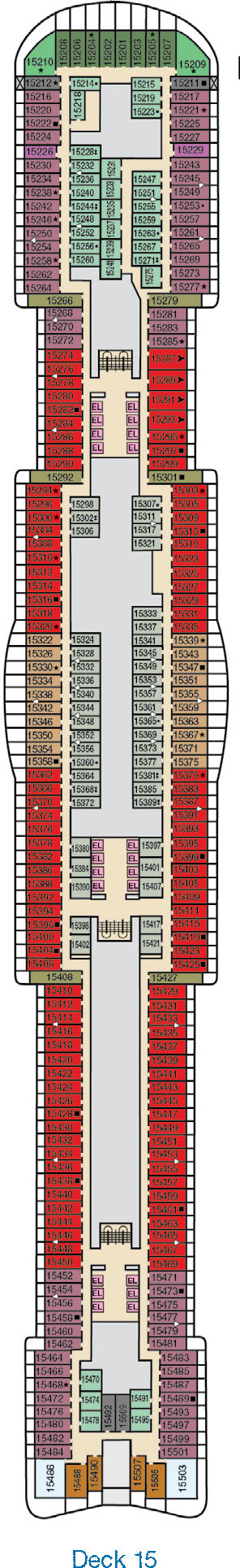 Carnival Jubilee Deck 15