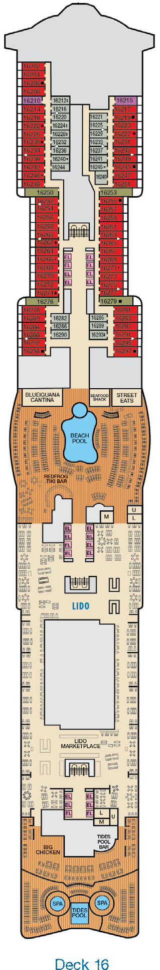 Carnival Jubilee Deck 16