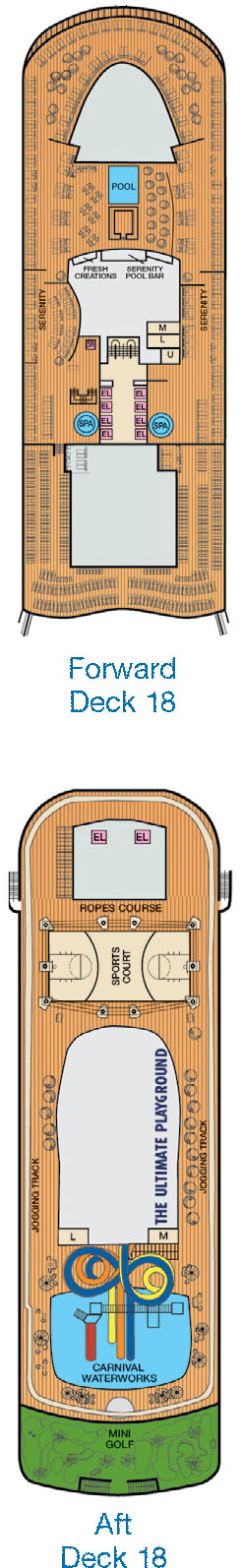 Carnival Jubilee Deck 18