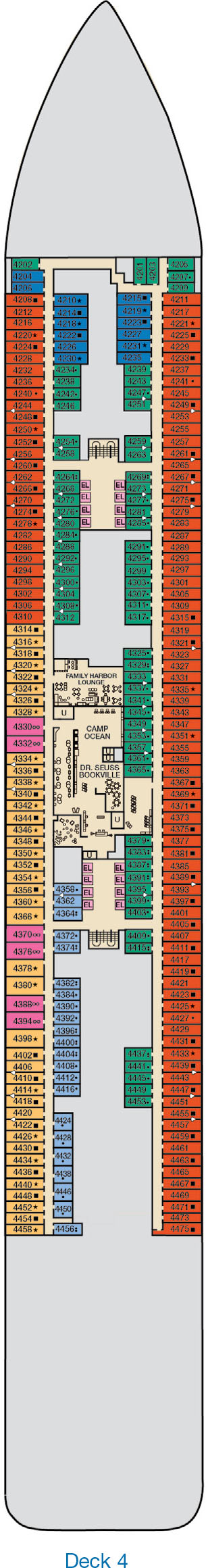 Carnival Jubilee Deck 4