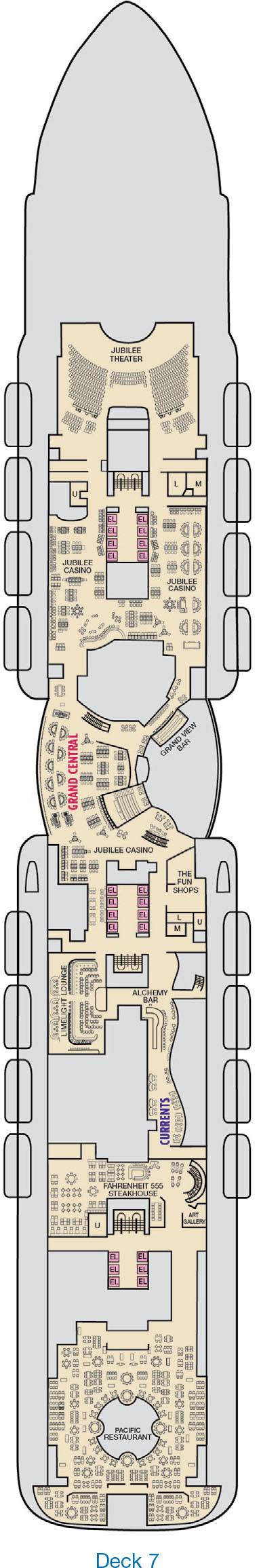 Carnival Jubilee Deck 7
