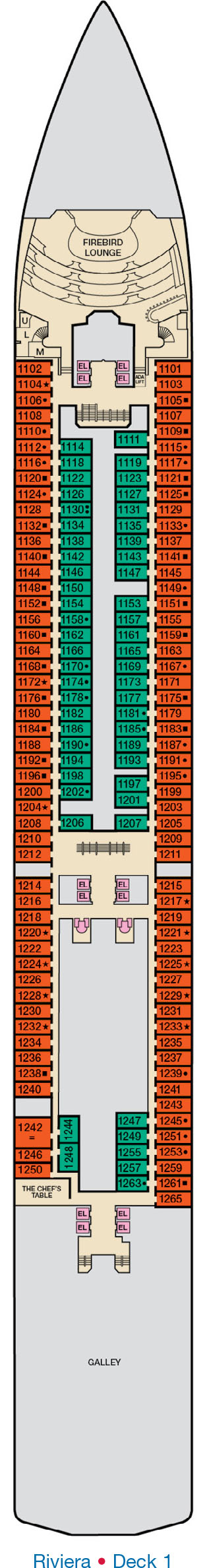 Carnival Legend Deck 1
