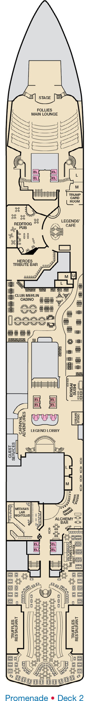 Carnival Legend Deck 2