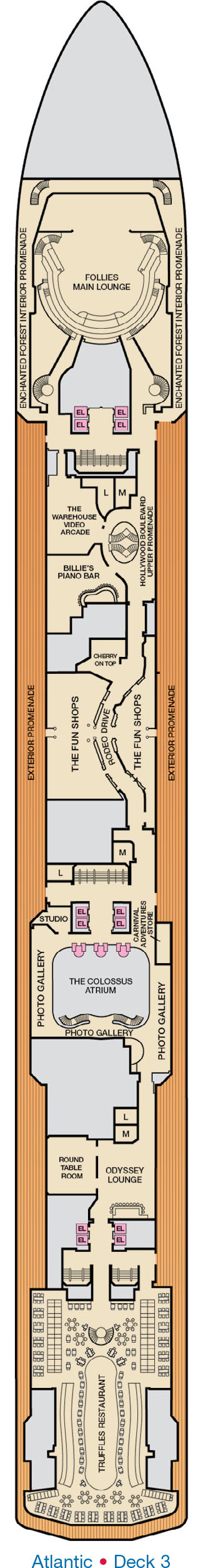 Carnival Legend Deck 3
