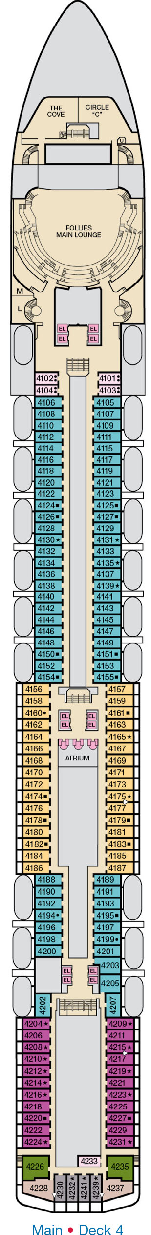 Carnival Legend Deck 4