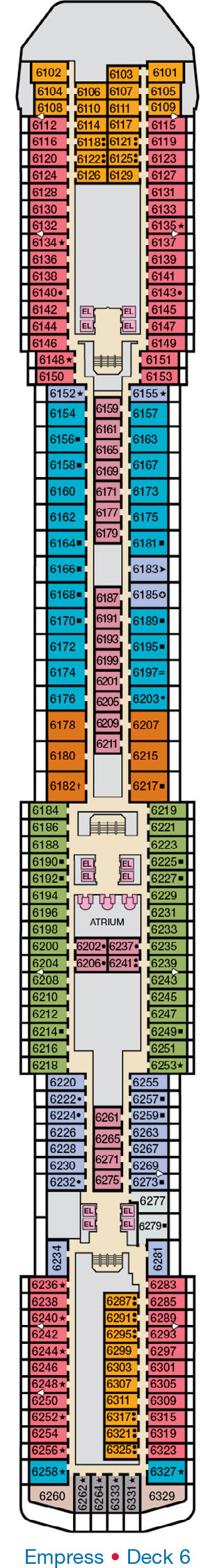 Carnival Legend Deck 6