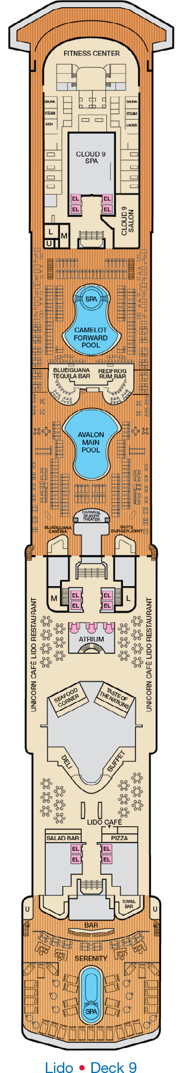 Carnival Legend Deck 9