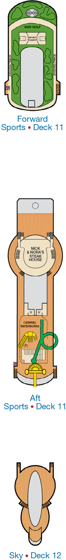 Carnival Miracle Deck 11-12