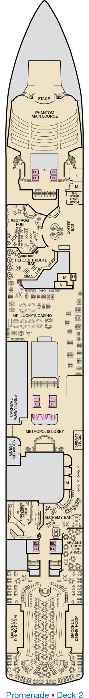 Carnival Miracle Deck 2