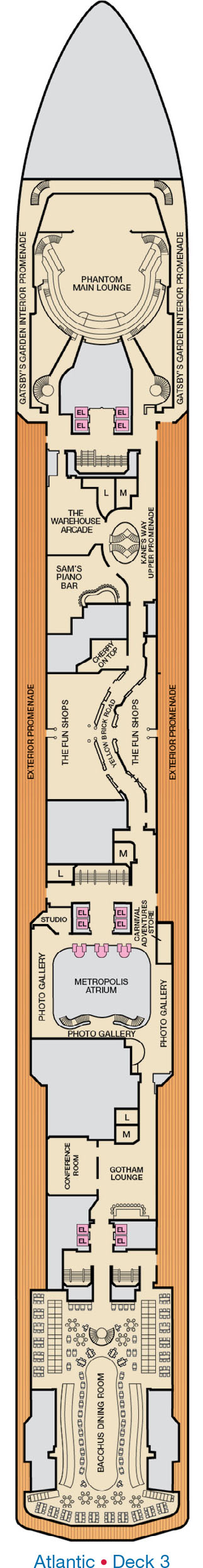Carnival Miracle Deck 3