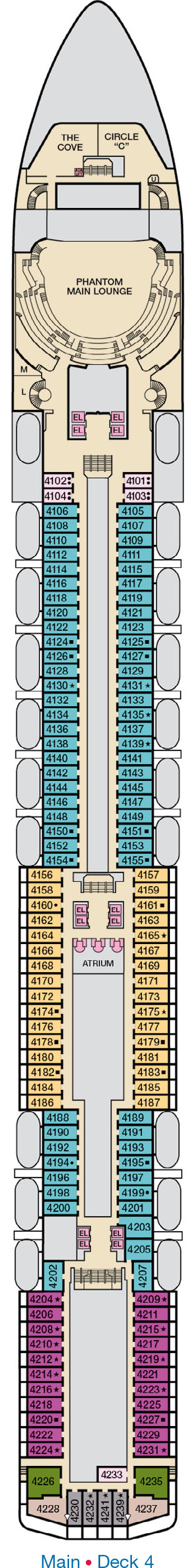 Carnival Miracle Deck 4