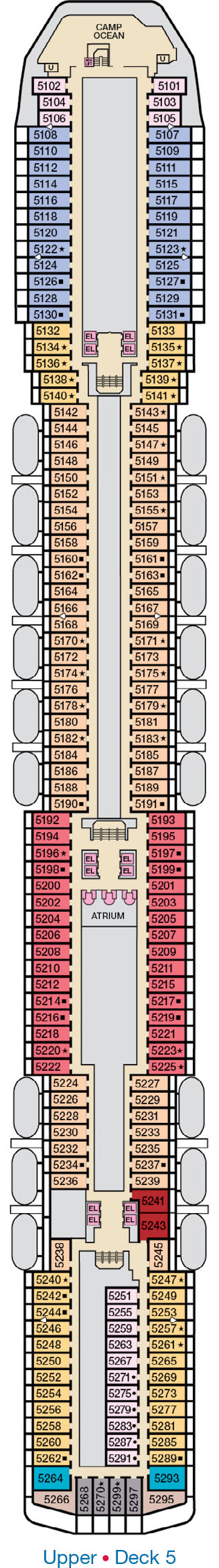 Carnival Miracle Deck 5