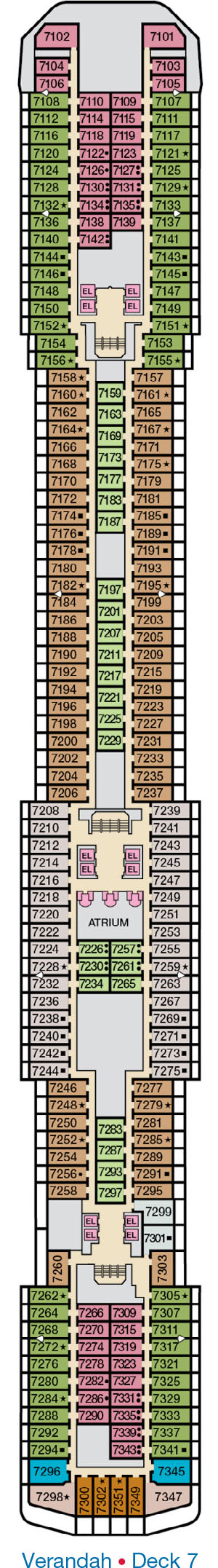 Carnival Miracle Deck 7