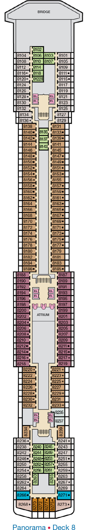 Carnival Miracle Deck 8