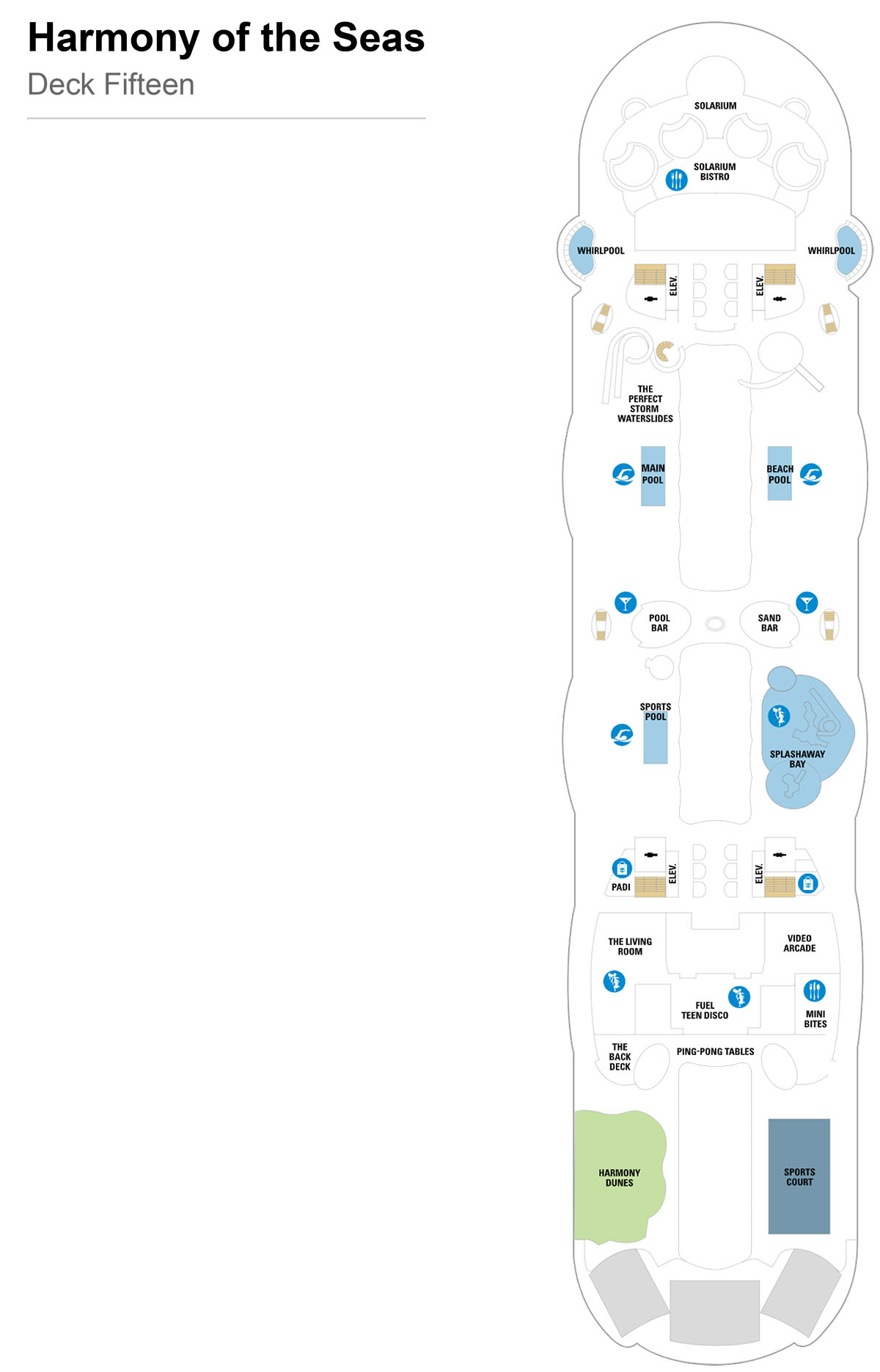 Harmony of the Seas Deck 15