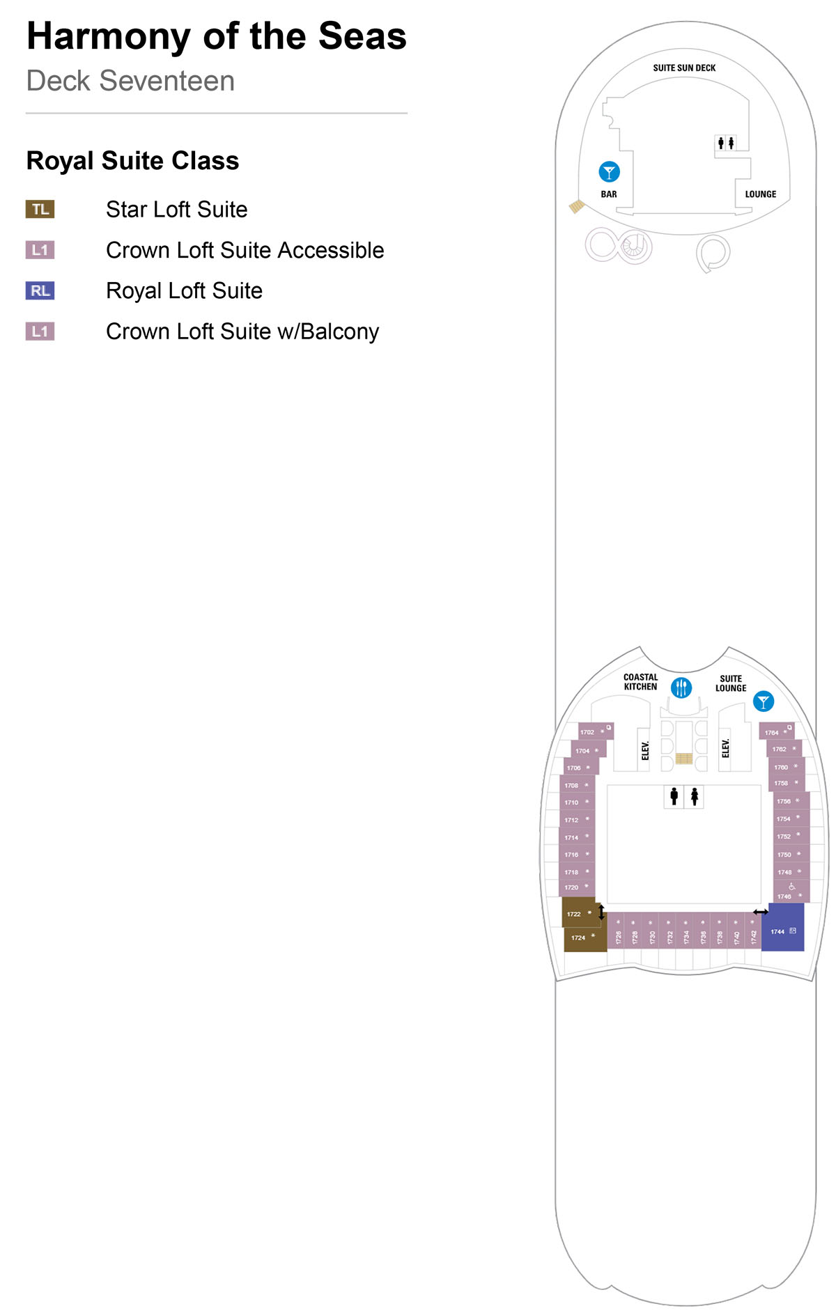 Harmony of the Seas Deck 17