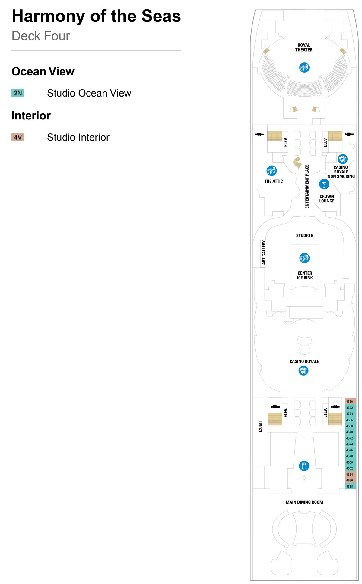 Harmony of the Seas Deck 4