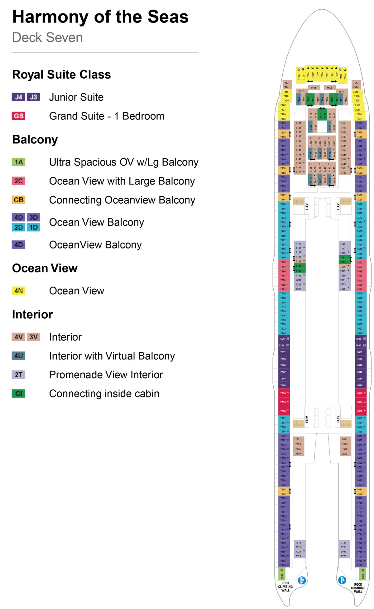 Harmony of the Seas Deck 7