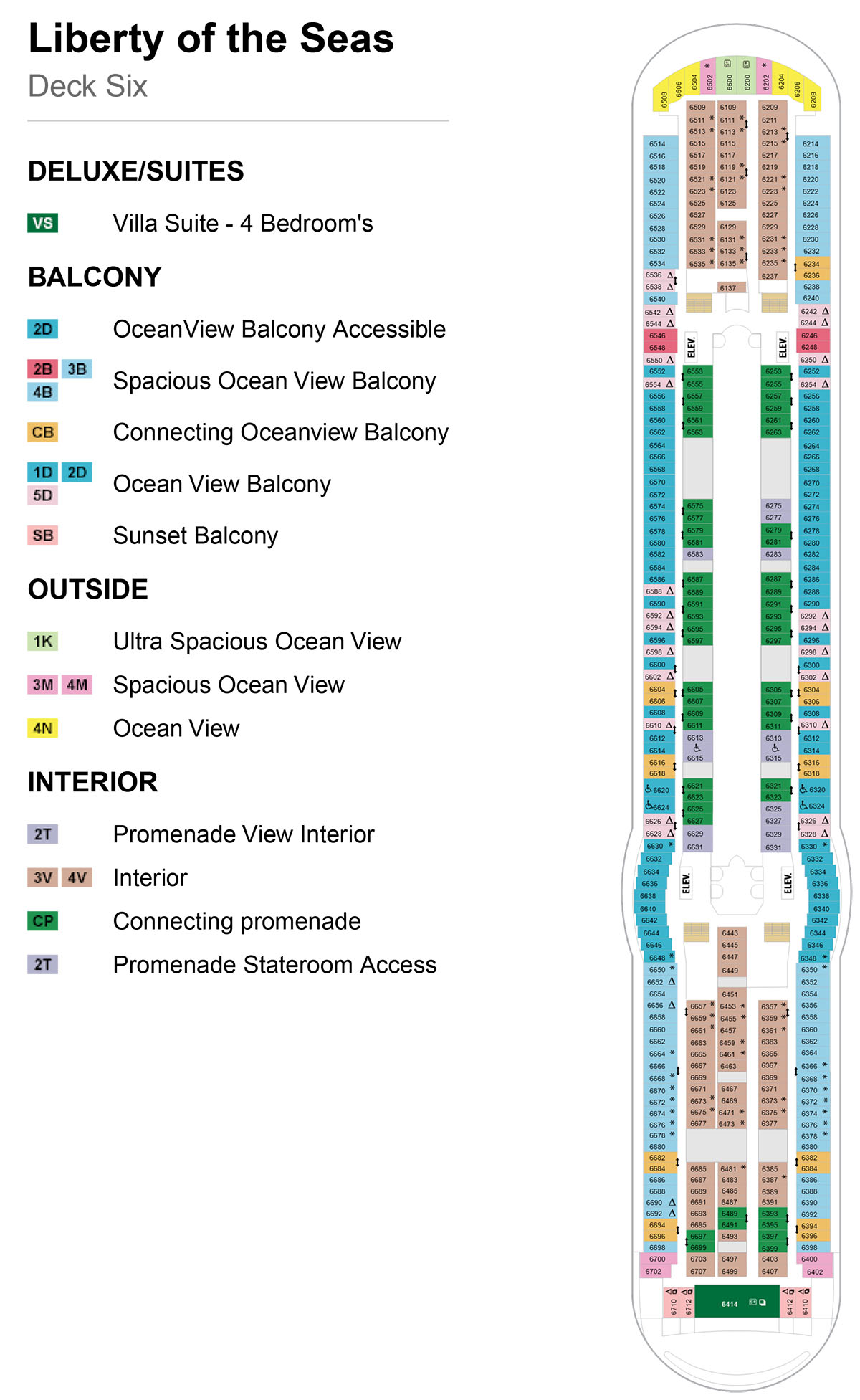Liberty of the Seas Deck 6