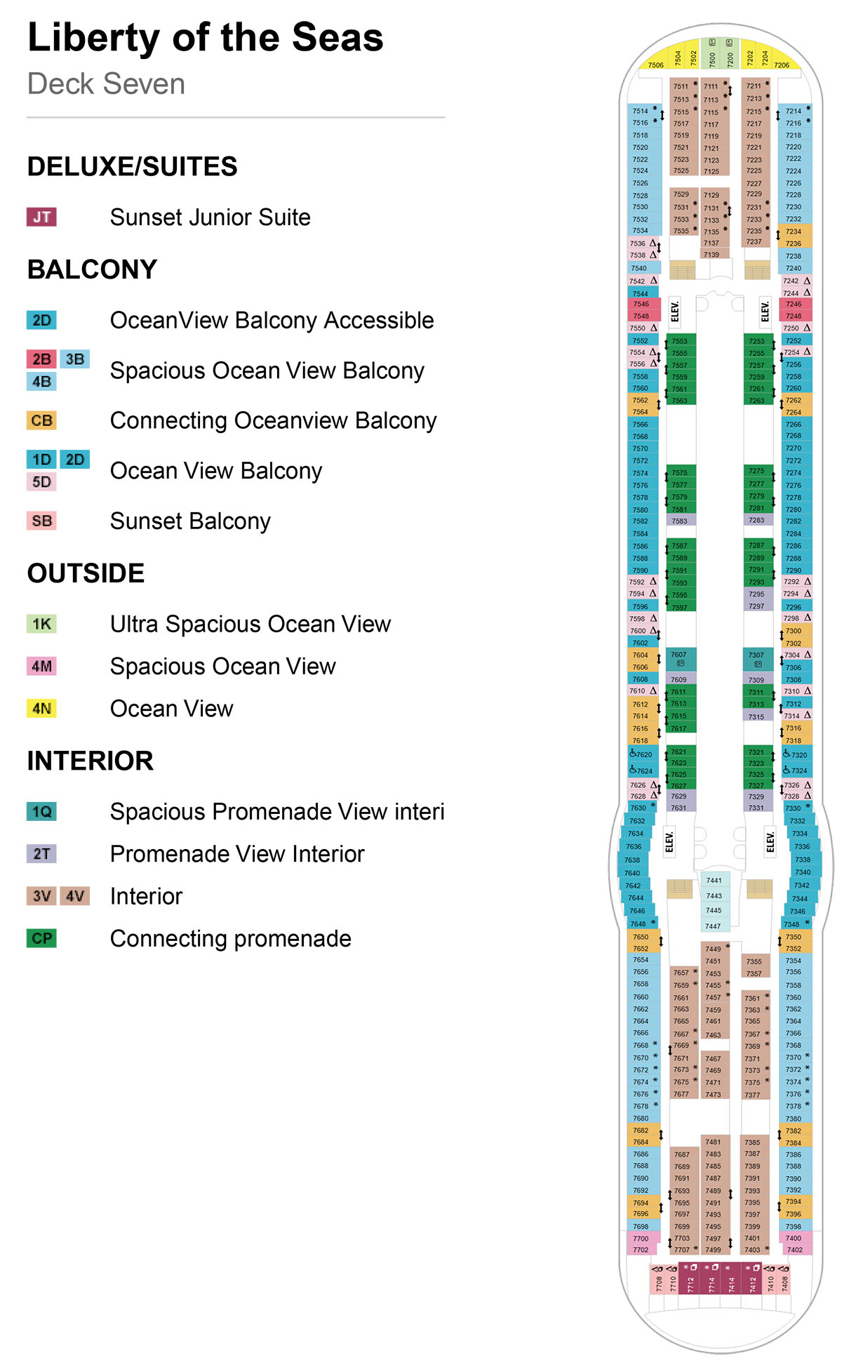 Liberty of the Seas Deck 7