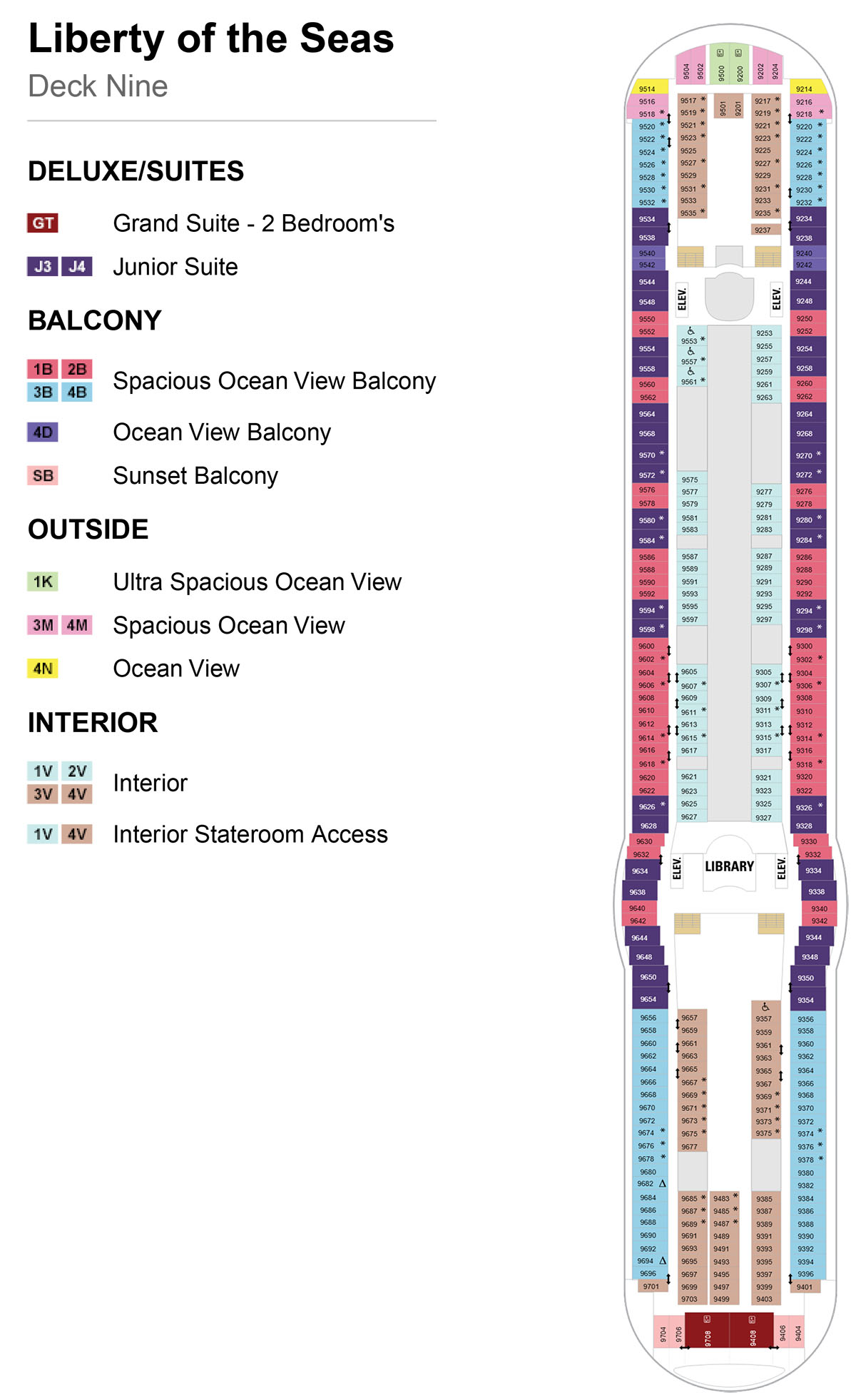 Liberty of the Seas Deck 9