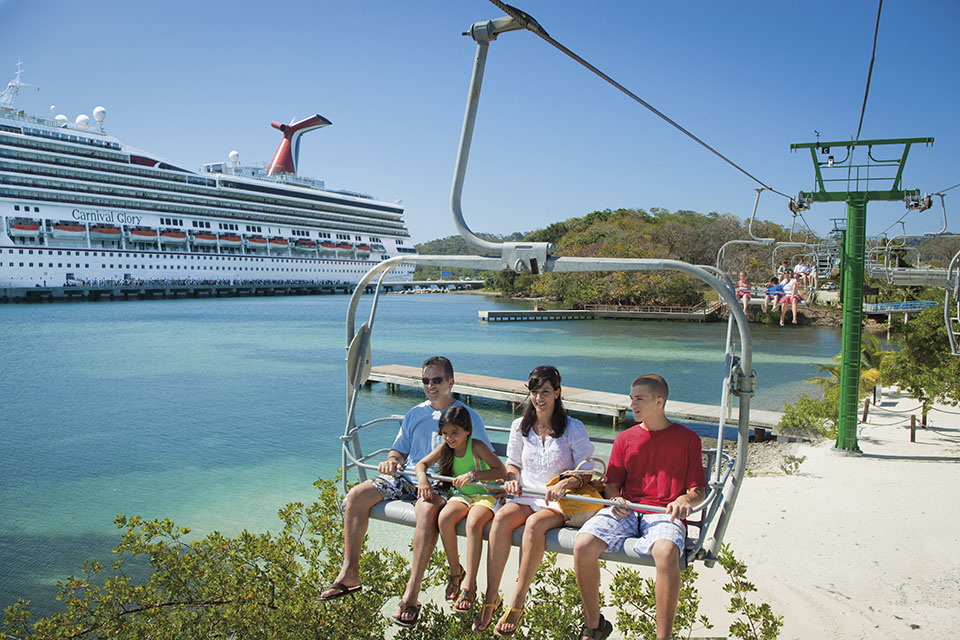 Magical Flying Beach Chairs in Mahogany Bay, Roatan, Honduras
