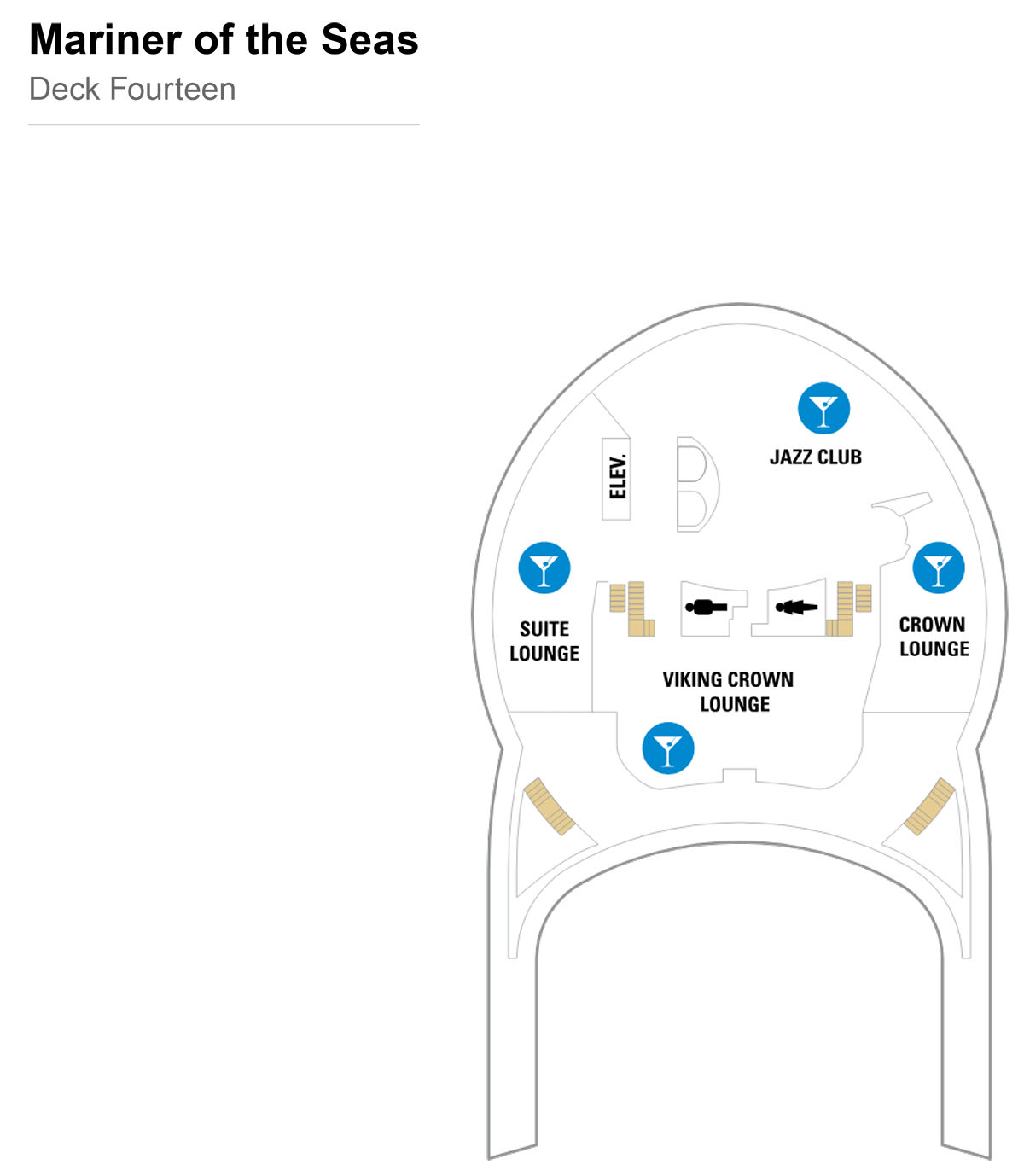 Mariner of the Seas Deck 14