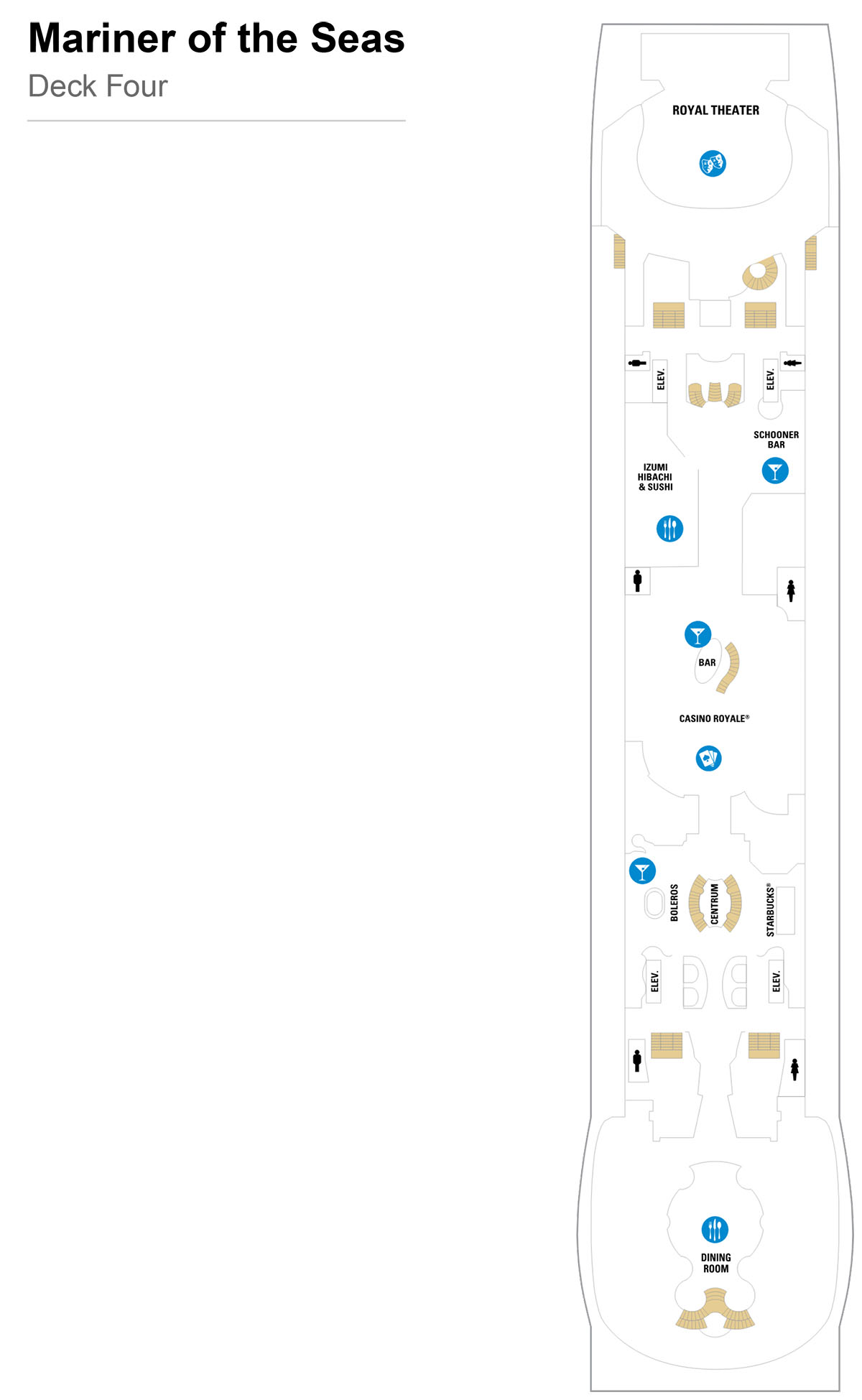 Mariner of the Seas Deck 4