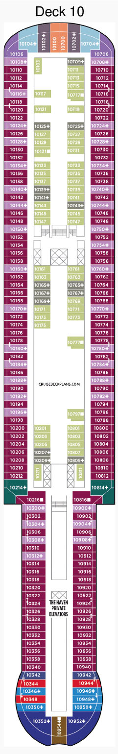 Norwegian Viva Deck 10