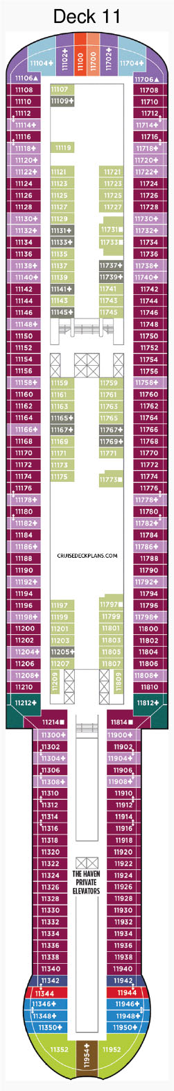Norwegian Viva Deck 11