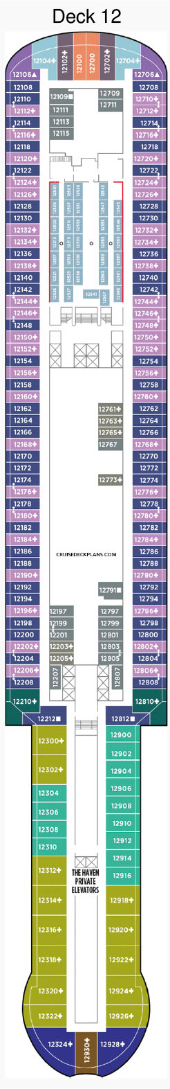 Norwegian Viva Deck 12