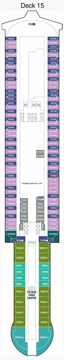 Norwegian Viva Deck 15