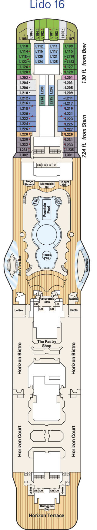 Regal Princess Deck Plan 16