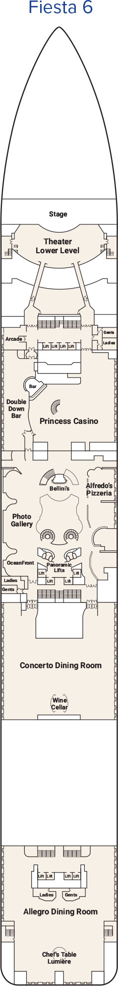Regal Princess Deck Plan 6