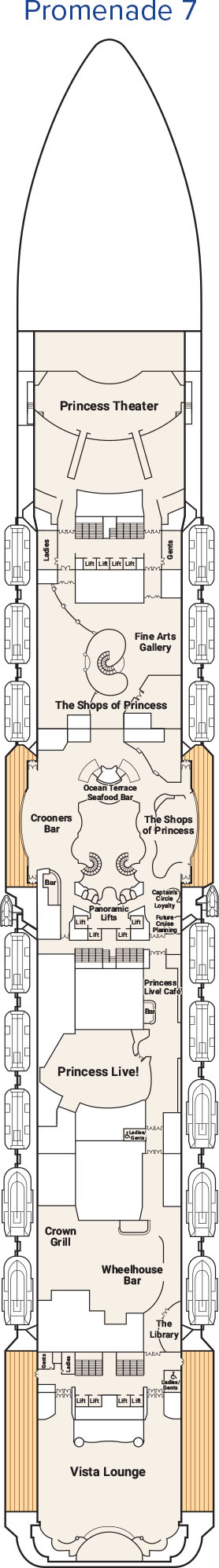 Regal Princess Deck Plan 7