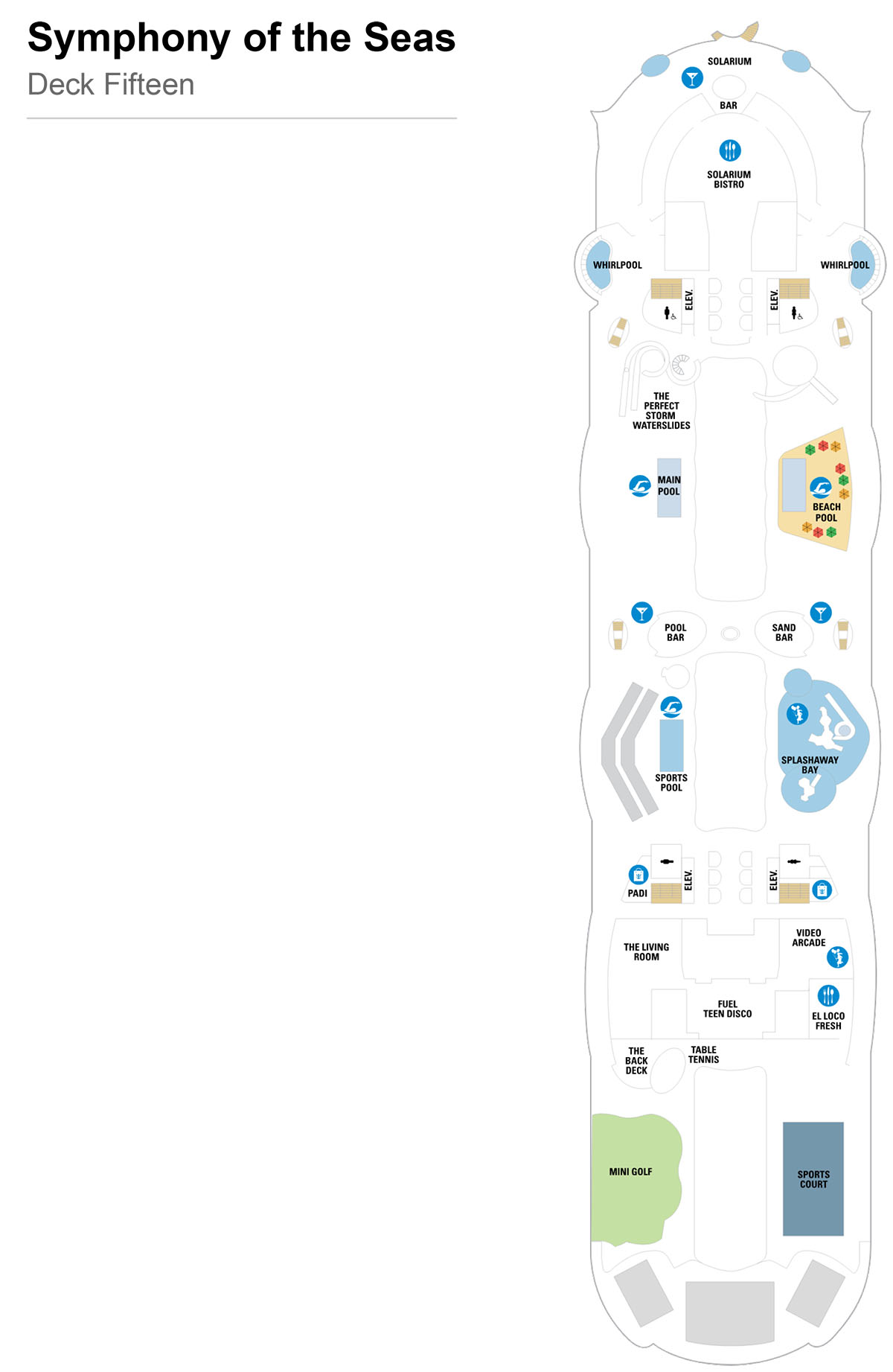 Symphony of the Seas Deck 15