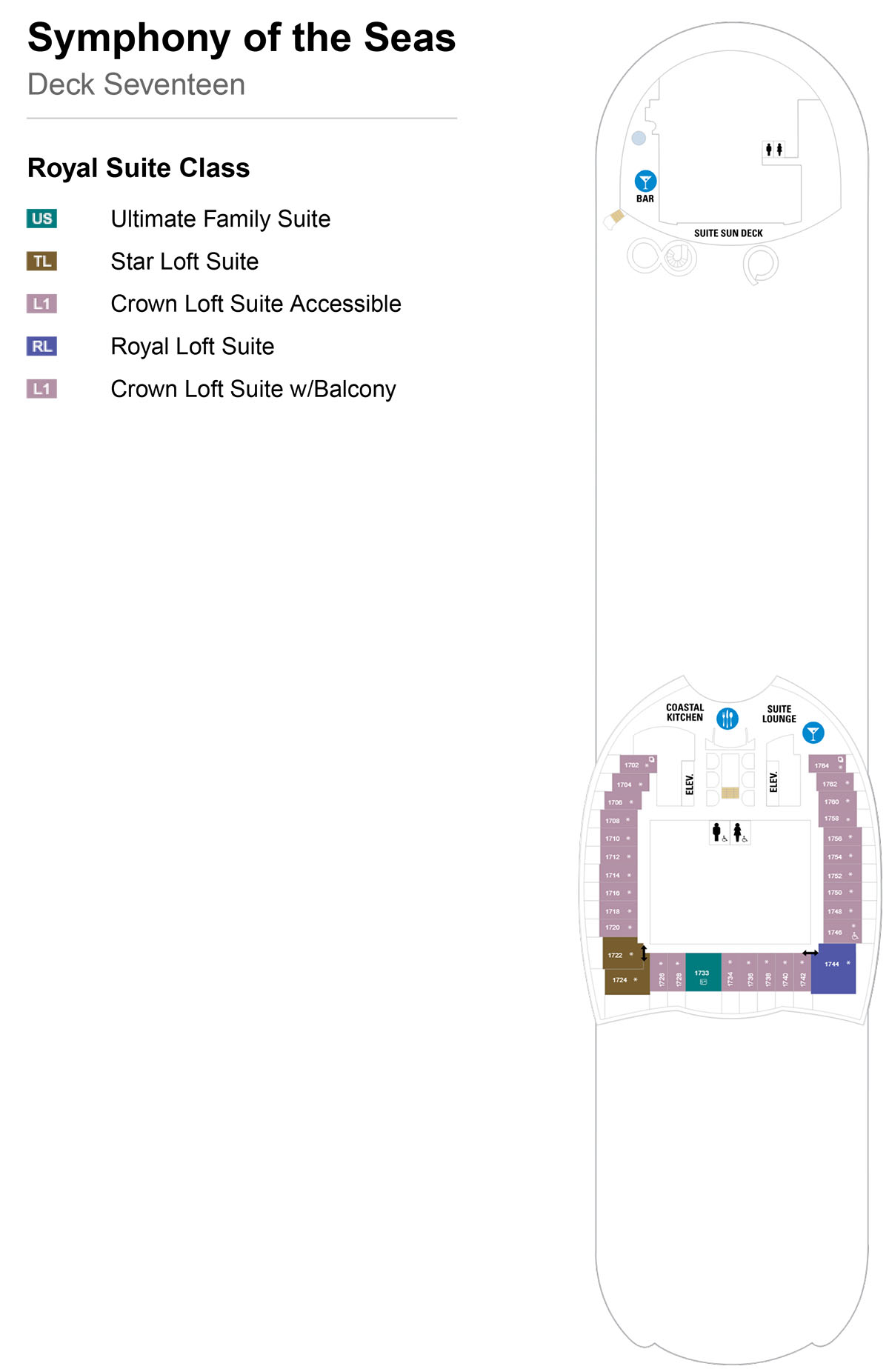 Symphony of the Seas Deck 17