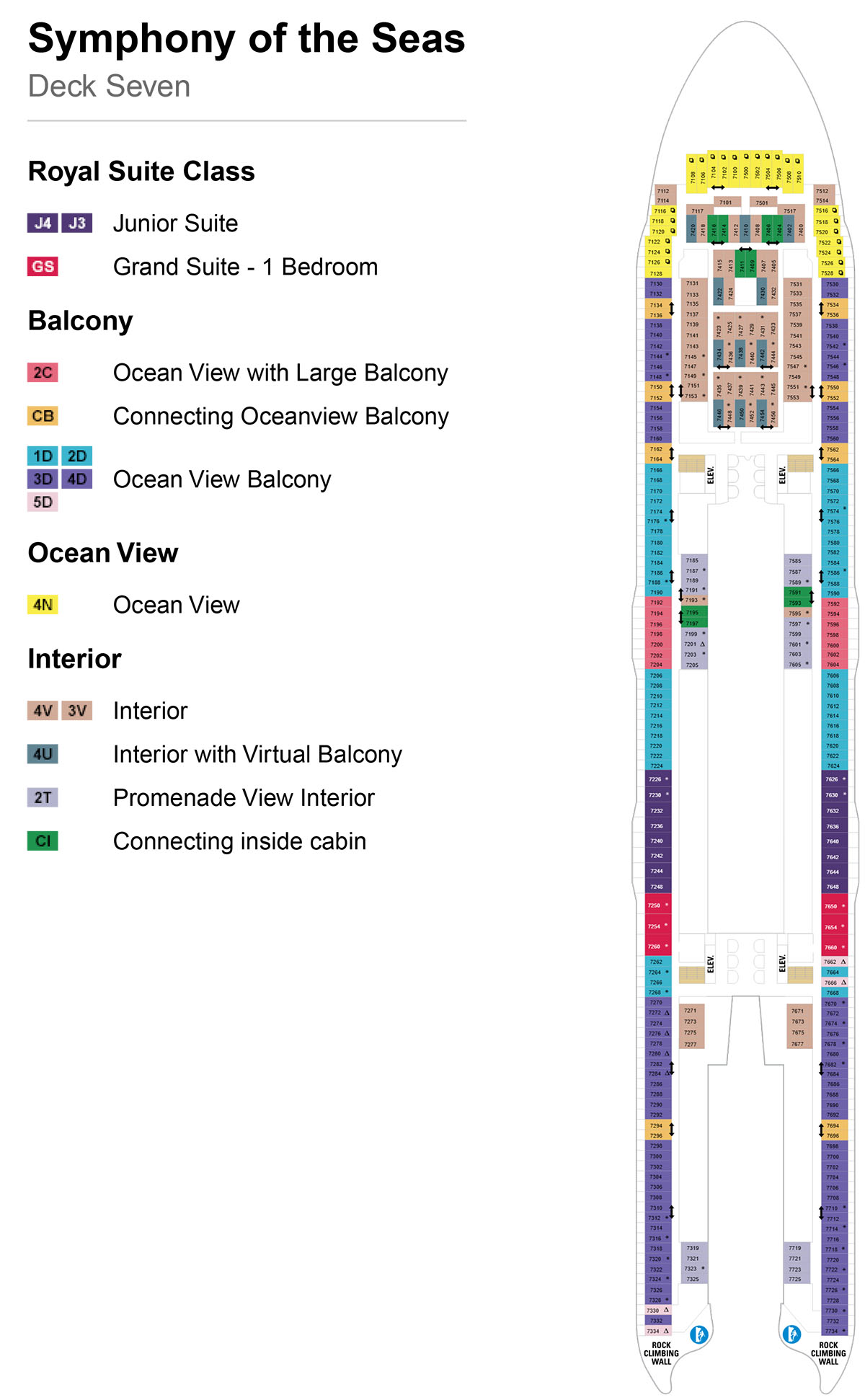 Symphony of the Seas Deck 7