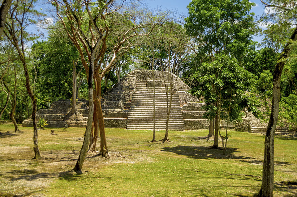 Cahal Pech Mayan Ruins in Belize