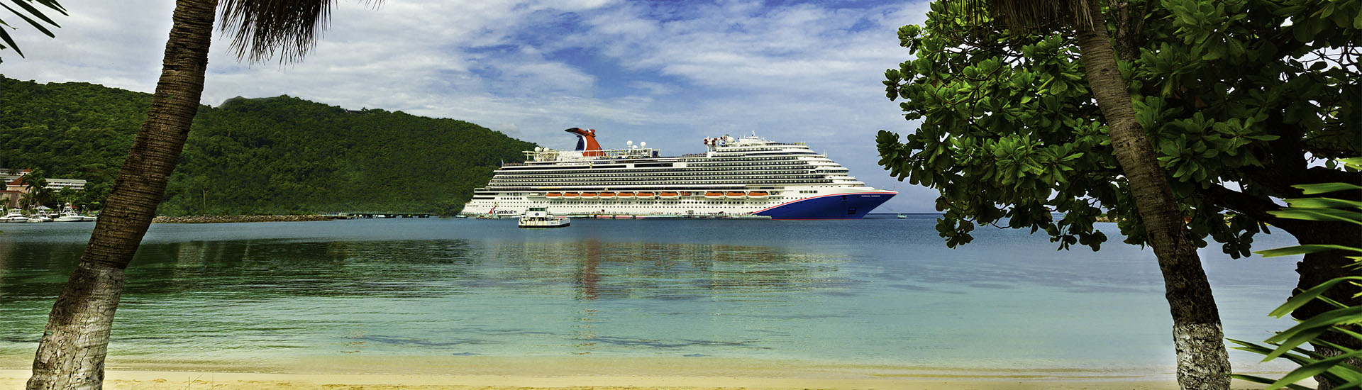 Carnival Cruise Ship at Ocho Rios Jamaica Carnival Cruise Ship at Ocho Rios Jamaica