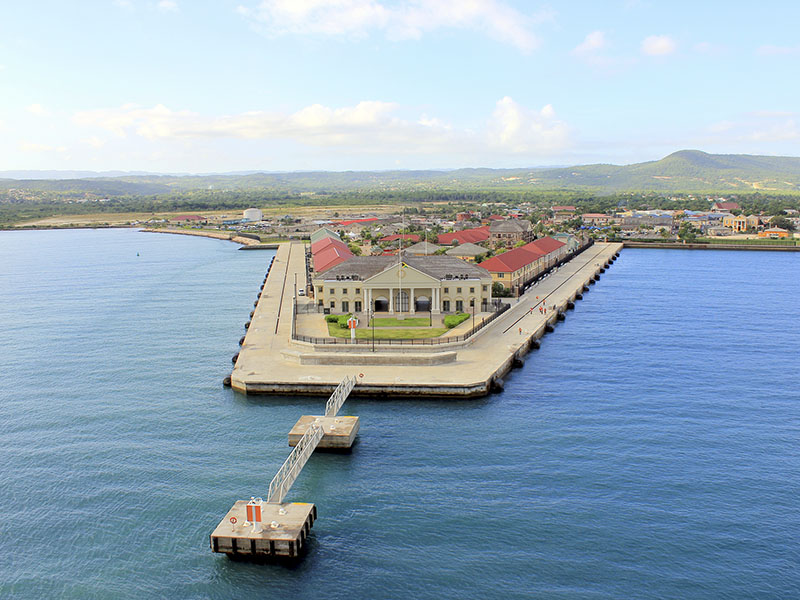 Cruise Dock at Falmouth, Jamaica
