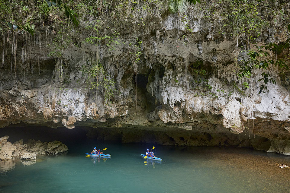 Exploring Cave in Belize Exploring Cave in Belize